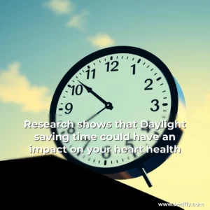 Artistic representation for Research shows that Daylight saving time could have an impact on your heart health