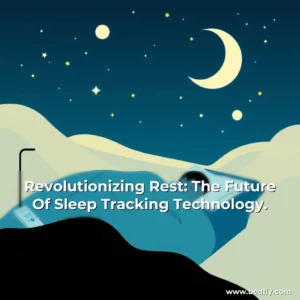 Artistic representation for Revolutionizing Rest: The Future Of Sleep Tracking Technology.