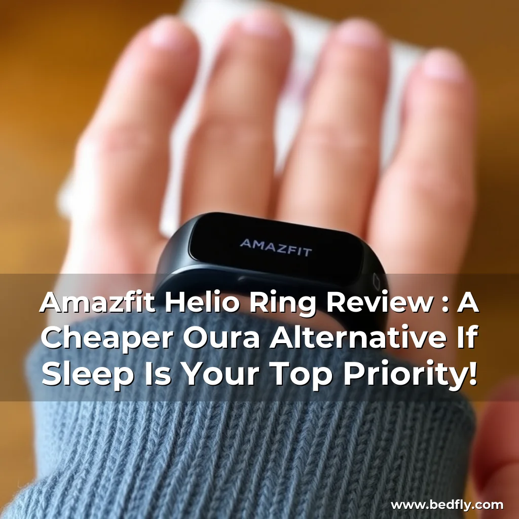 Artistic representation for Amazfit Helio Ring Review : A Cheaper Oura Alternative If Sleep Is Your Top Priority!