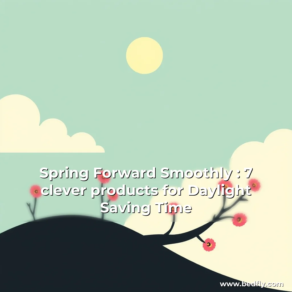 Artistic representation for Spring Forward Smoothly : 7 clever products for Daylight Saving Time
