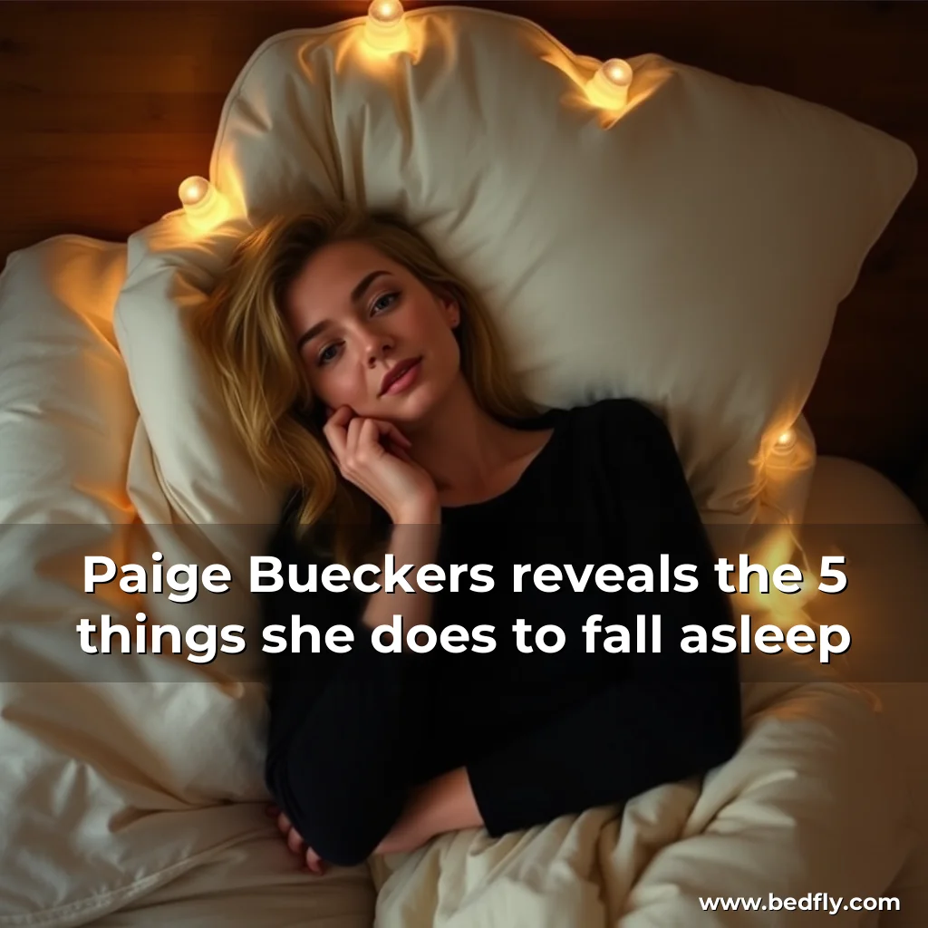 Artistic representation for Paige Bueckers reveals the 5 things she does to fall asleep