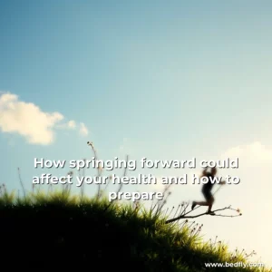Artistic representation for How springing forward could affect your health and how to prepare