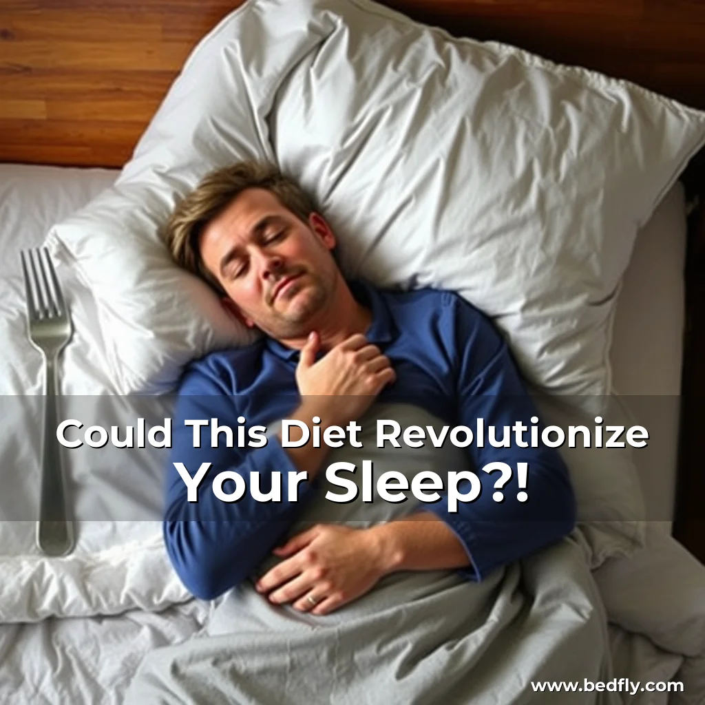 Artistic representation for Could This Diet Revolutionize Your Sleep?!