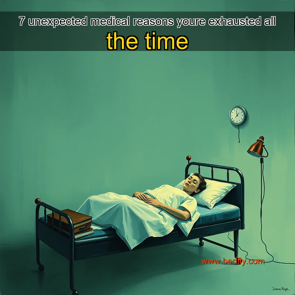 Artistic representation for 7 unexpected medical reasons youre exhausted all the time