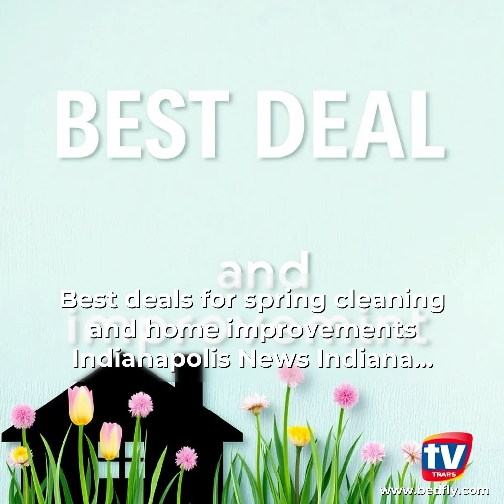 Artistic representation for Best deals for spring cleaning and home improvements Indianapolis News Indiana Weather Indiana Traffic WISH TV