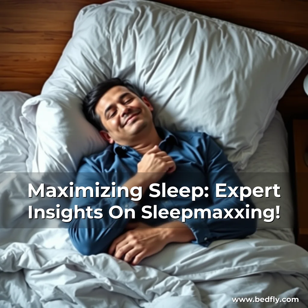 Artistic representation for Maximizing Sleep: Expert Insights On Sleepmaxxing!