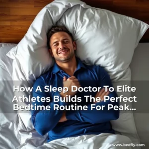 Artistic representation for How A Sleep Doctor To Elite Athletes Builds The Perfect Bedtime Routine For Peak Performance!