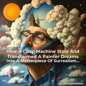 Artistic representation for How A Cpap Machine Stole And Transformed A Painter Dreams Into A Masterpiece Of Surrealism And Self-Discovery!