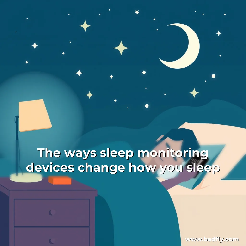 Artistic representation for The ways sleep monitoring devices change how you sleep