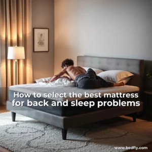 Artistic representation for How to select the best mattress for back and sleep problems