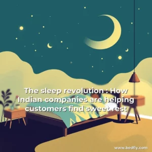 Artistic representation for The sleep revolution : How Indian companies are helping customers find sweet rest