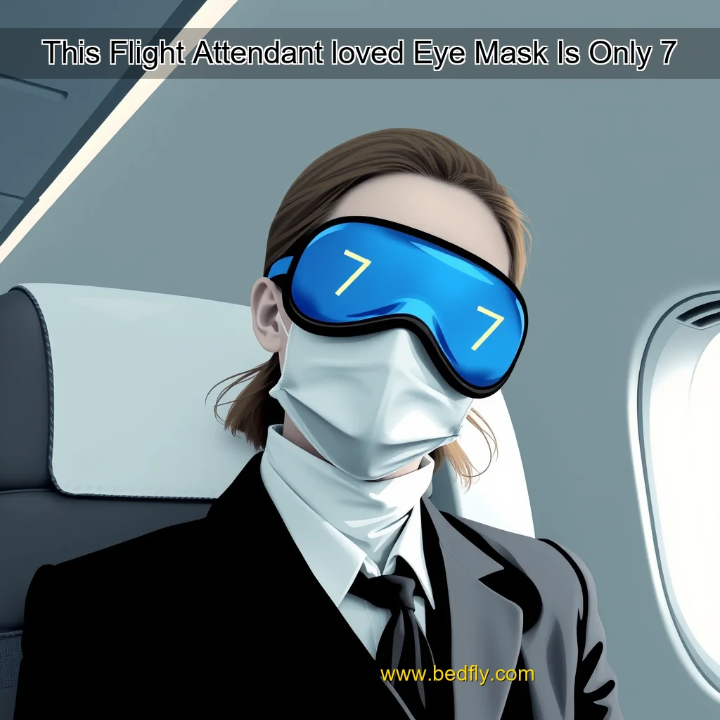 Artistic representation for This Flight Attendant loved Eye Mask Is Only 7