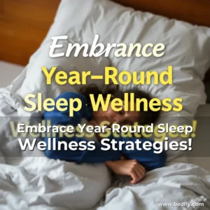 Artistic representation for Embrace Year-Round Sleep Wellness Strategies!