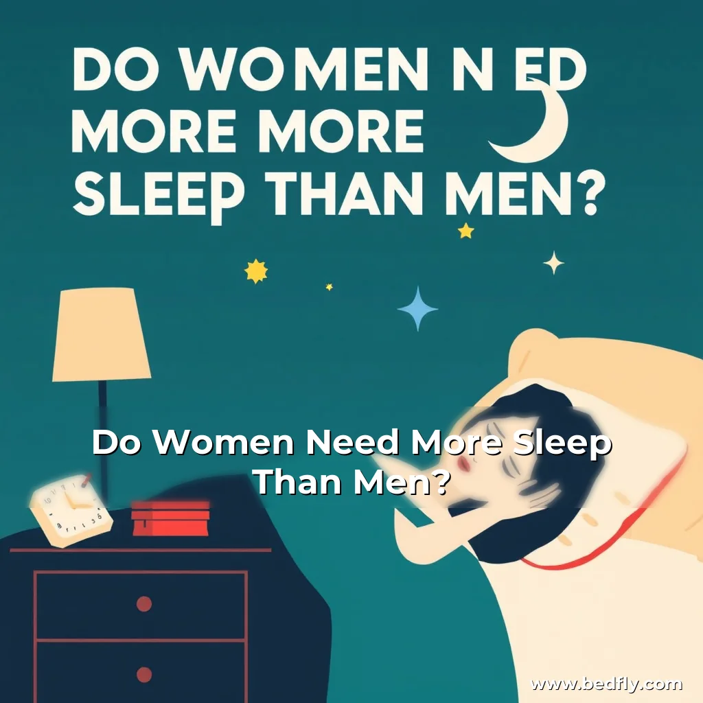 Artistic representation for Do Women Need More Sleep Than Men?