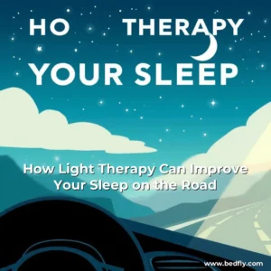 Artistic representation for How Light Therapy Can Improve Your Sleep on the Road