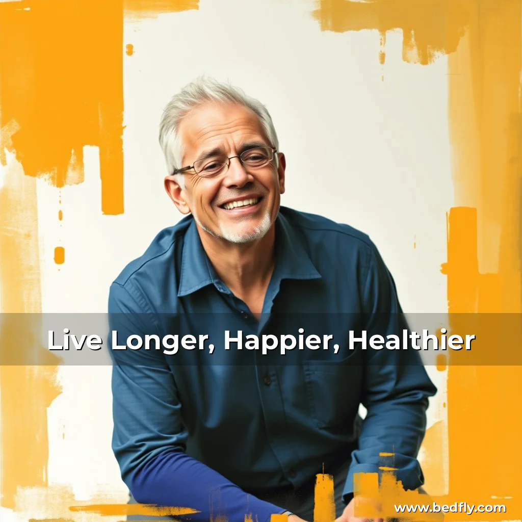 Artistic representation for Live Longer, Happier, Healthier