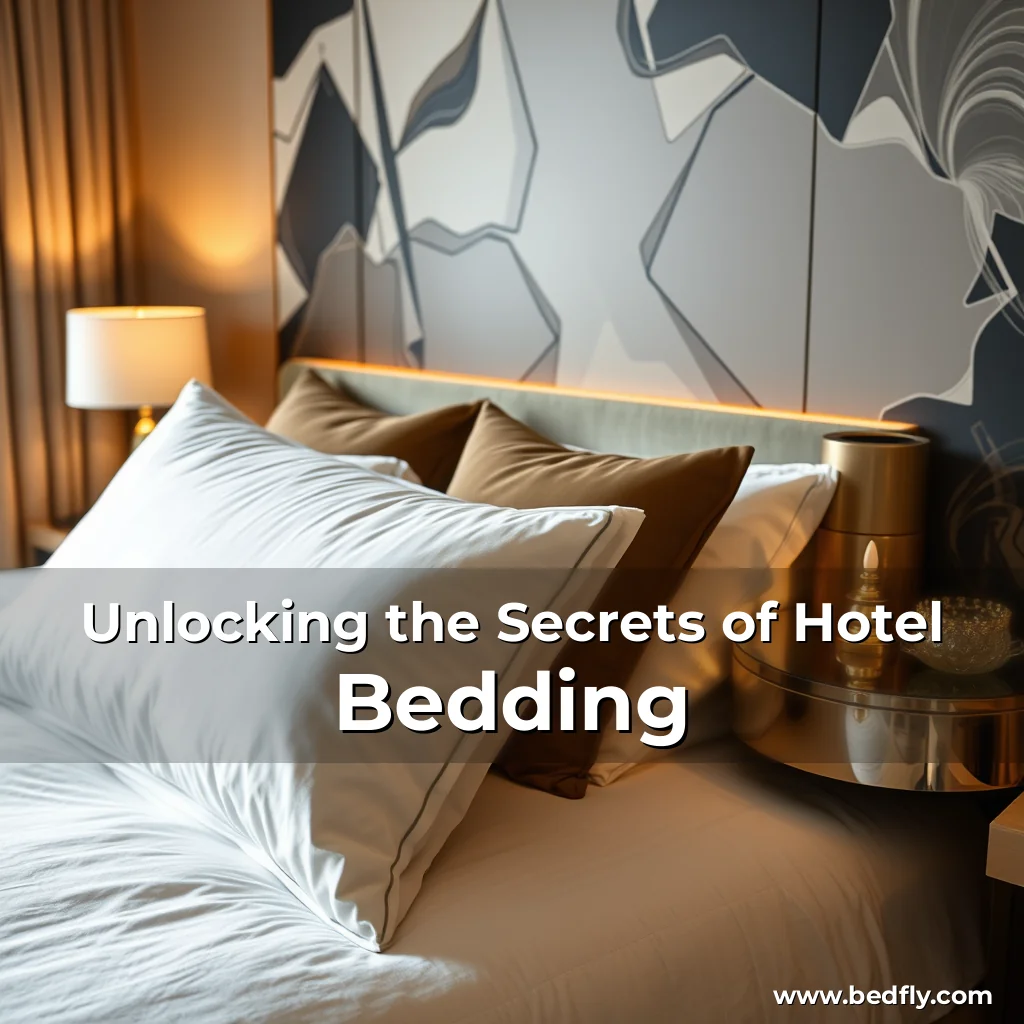 Artistic representation for Unlocking the Secrets of Hotel Bedding