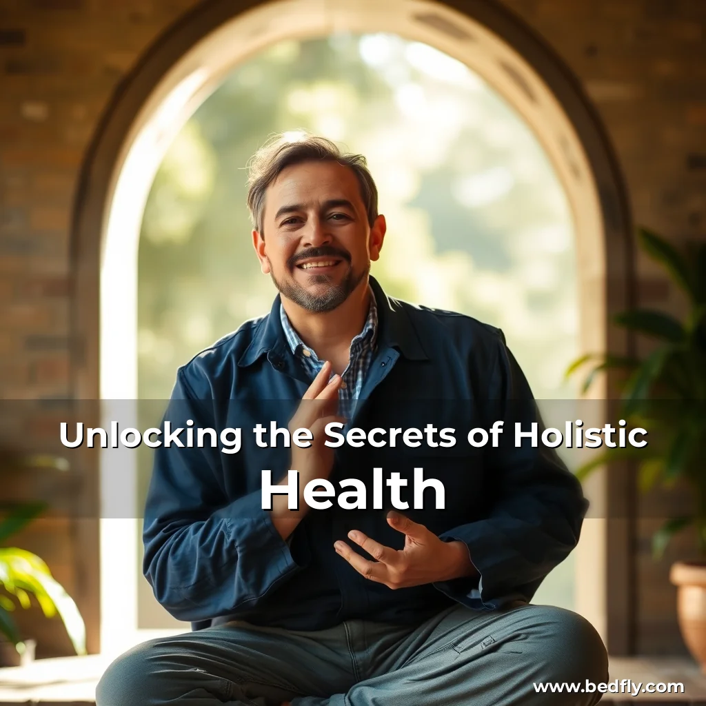 Artistic representation for Unlocking the Secrets of Holistic Health