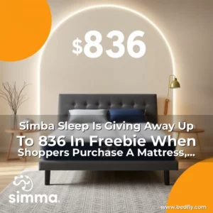 Artistic representation for Simba Sleep Is Giving Away Up To 836 In Freebie When Shoppers Purchase A Mattress, Pillow, Or Bed Frame From The Company.