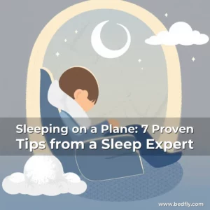 Artistic representation for Sleeping on a Plane: 7 Proven Tips from a Sleep Expert