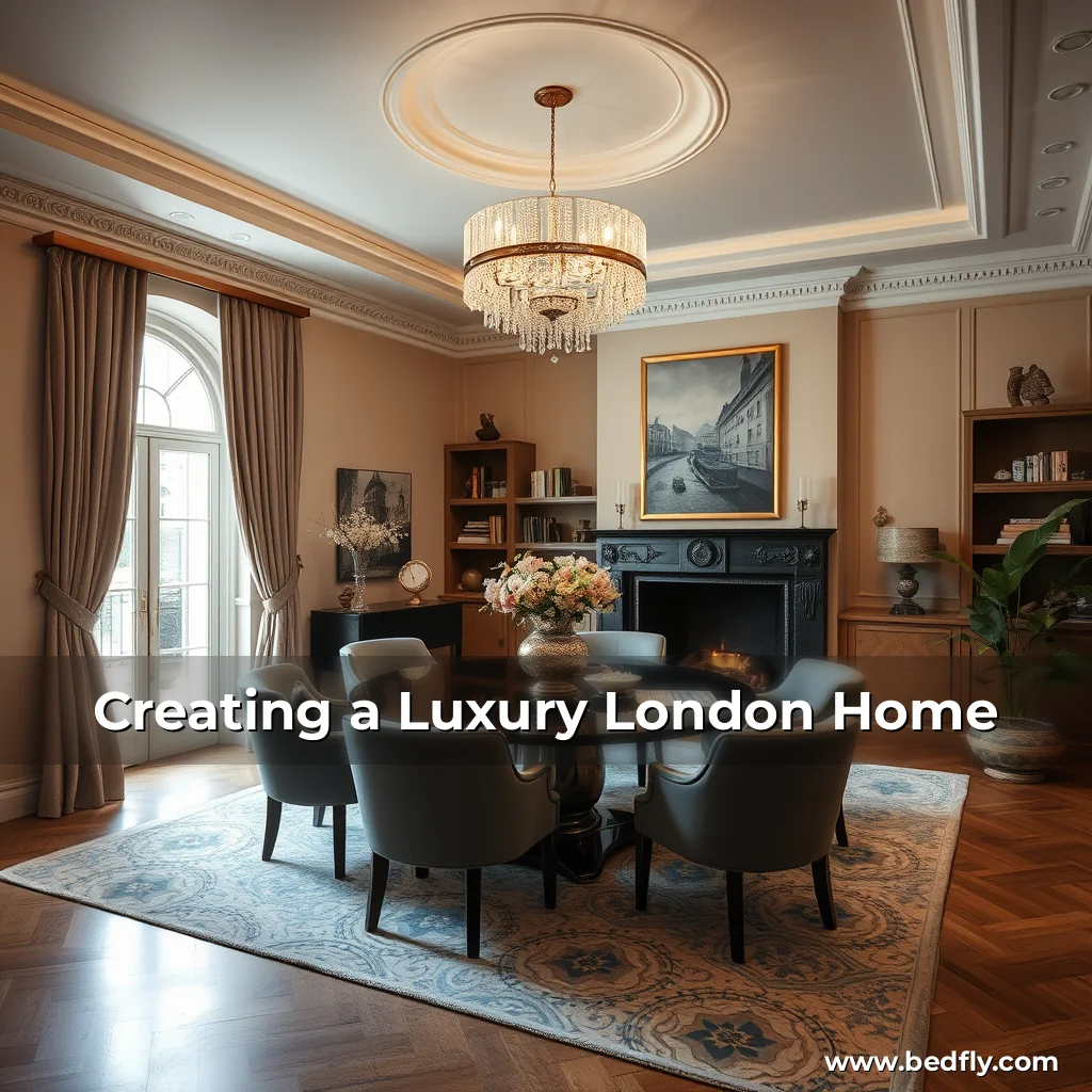 Artistic representation for Creating a Luxury London Home