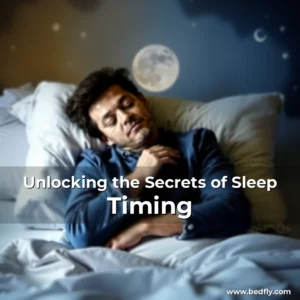 Artistic representation for Unlocking the Secrets of Sleep Timing