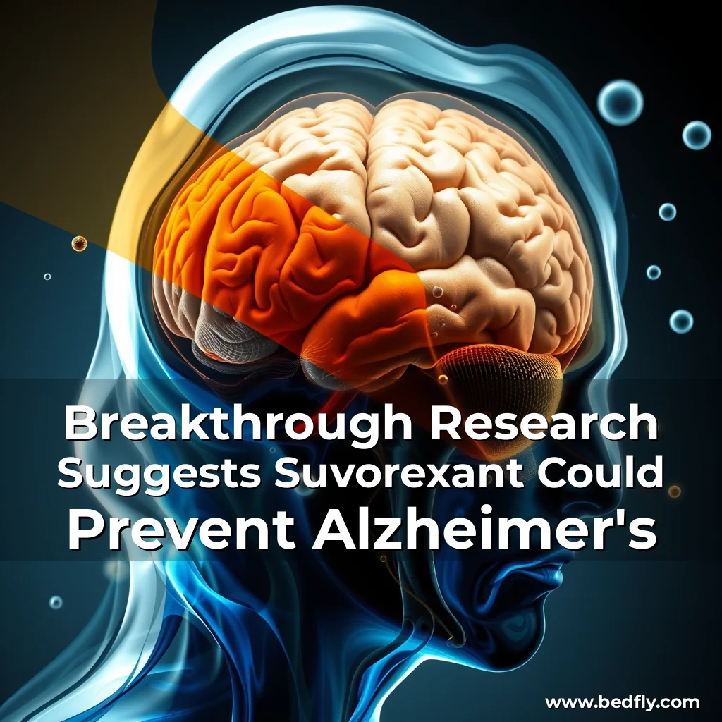 Artistic representation for Breakthrough Research Suggests Suvorexant Could Prevent Alzheimer's