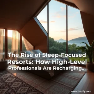 Artistic representation for The Rise of Sleep-Focused Resorts: How High-Level Professionals Are Recharging with Rest