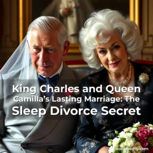 Artistic representation for King Charles and Queen Camilla’s Lasting Marriage: The Sleep Divorce Secret