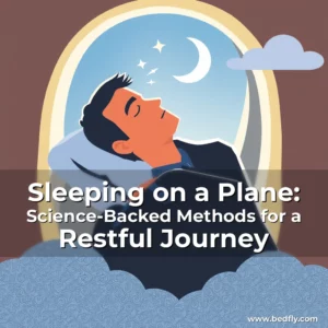 Artistic representation for Sleeping on a Plane: Science-Backed Methods for a Restful Journey