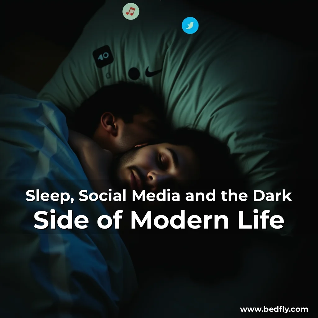 Artistic representation for Sleep, Social Media and the Dark Side of Modern Life