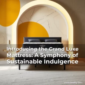 Artistic representation for Introducing the Grand Luxe Mattress: A Symphony of Sustainable Indulgence