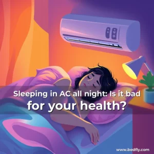 Artistic representation for Sleeping in AC all night: Is it bad for your health?