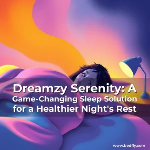 Artistic representation for Dreamzy Serenity: A Game-Changing Sleep Solution for a Healthier Night's Rest