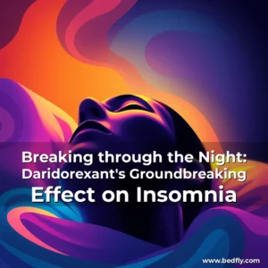 Artistic representation for Breaking through the Night: Daridorexant's Groundbreaking Effect on Insomnia