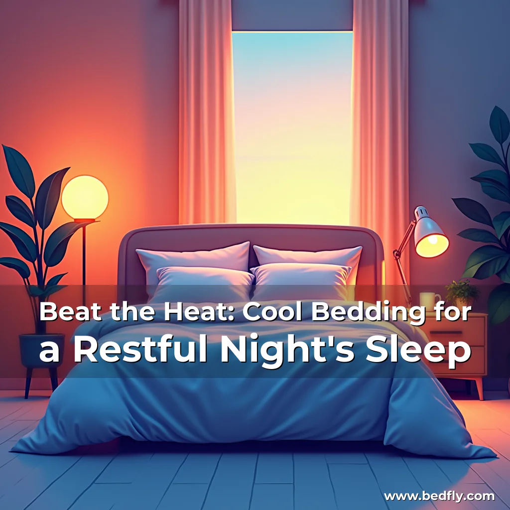 Artistic representation for Beat the Heat: Cool Bedding for a Restful Night's Sleep
