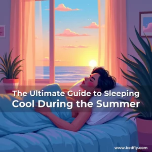 Artistic representation for The Ultimate Guide to Sleeping Cool During the Summer