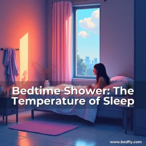Artistic representation for Bedtime Shower: The Temperature of Sleep