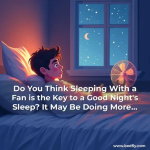 Artistic representation for Do You Think Sleeping With a Fan is the Key to a Good Night's Sleep? It May Be Doing More Harm Than Good