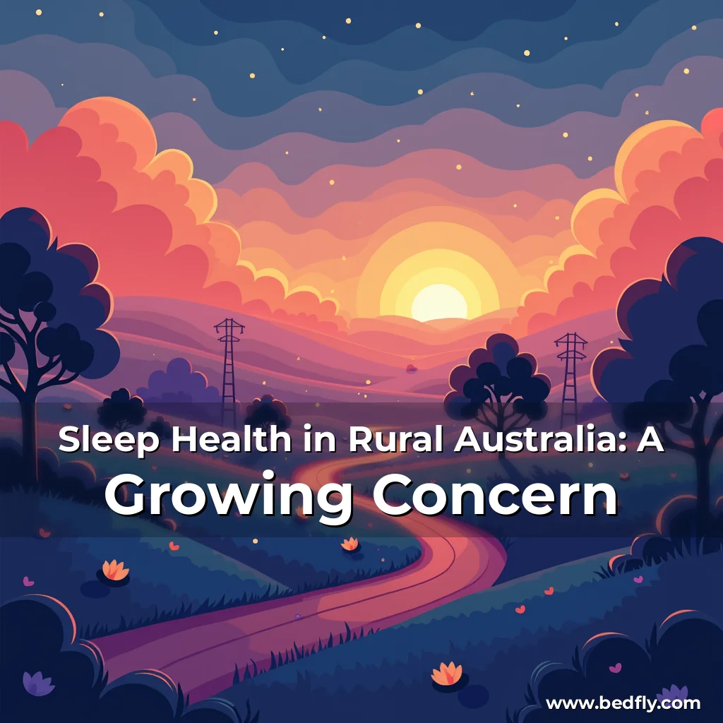 Artistic representation for Sleep Health in Rural Australia: A Growing Concern