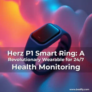 Artistic representation for Herz P1 Smart Ring: A Revolutionary Wearable for 24/7 Health Monitoring