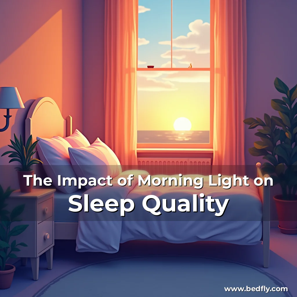 Artistic representation for The Impact of Morning Light on Sleep Quality