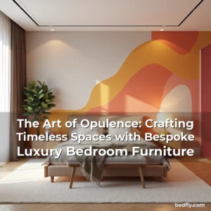 Artistic representation for The Art of Opulence: Crafting Timeless Spaces with Bespoke Luxury Bedroom Furniture