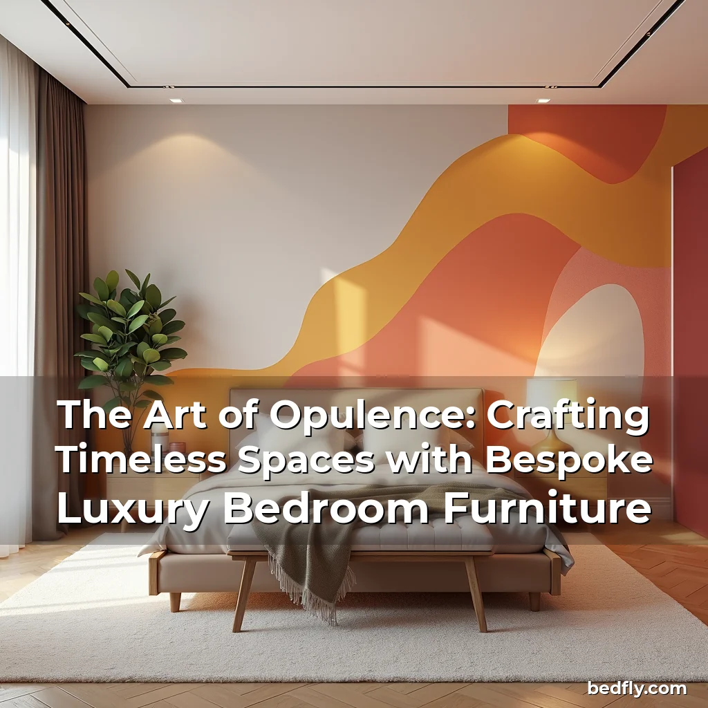 Artistic representation for The Art of Opulence: Crafting Timeless Spaces with Bespoke Luxury Bedroom Furniture