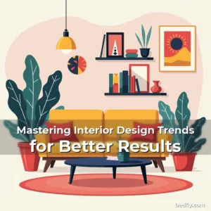 Artistic representation for Mastering Interior Design Trends for Better Results