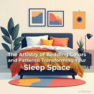 Artistic representation for The Artistry of Bedding Colors and Patterns: Transforming Your Sleep Space