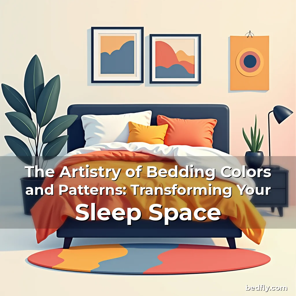 Artistic representation for The Artistry of Bedding Colors and Patterns: Transforming Your Sleep Space