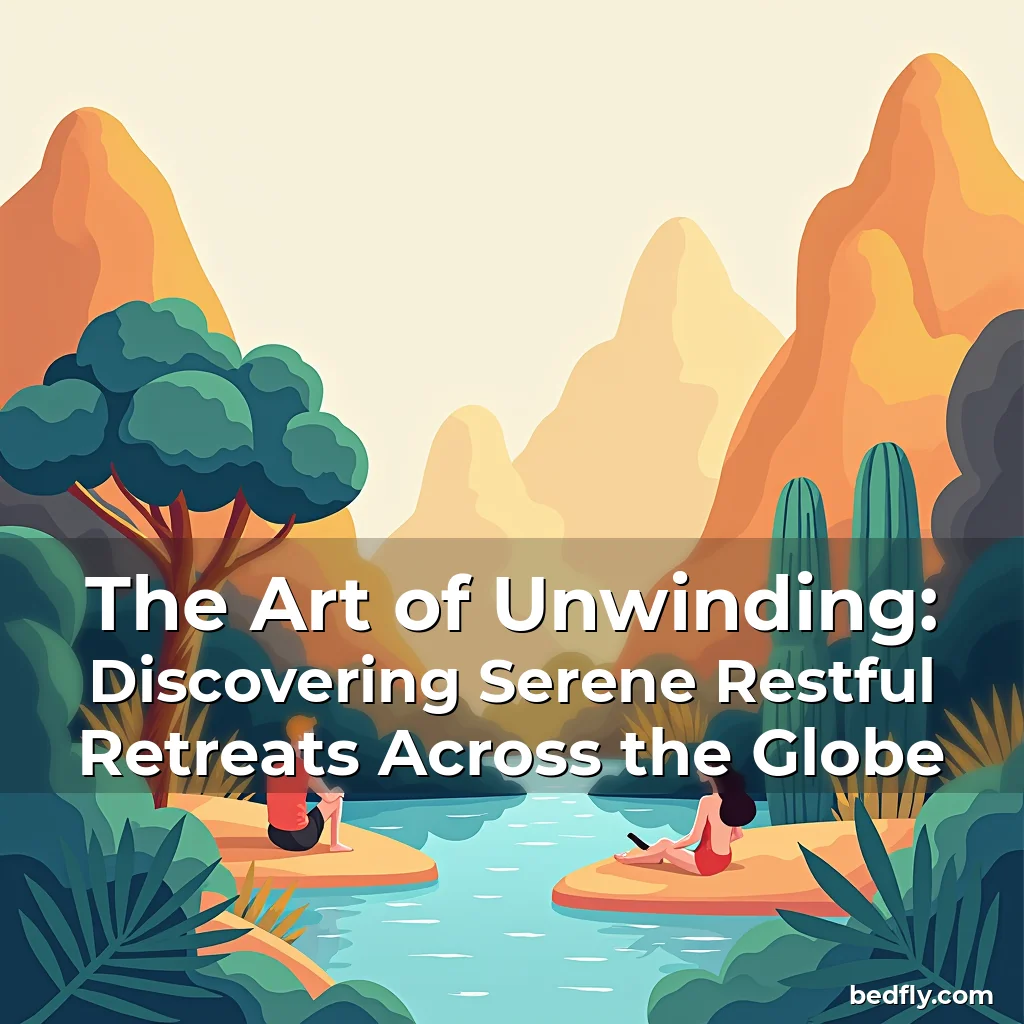 Artistic representation for The Art of Unwinding: Discovering Serene Restful Retreats Across the Globe