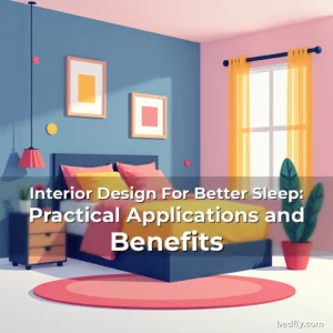 Artistic representation for Interior Design For Better Sleep: Practical Applications and Benefits