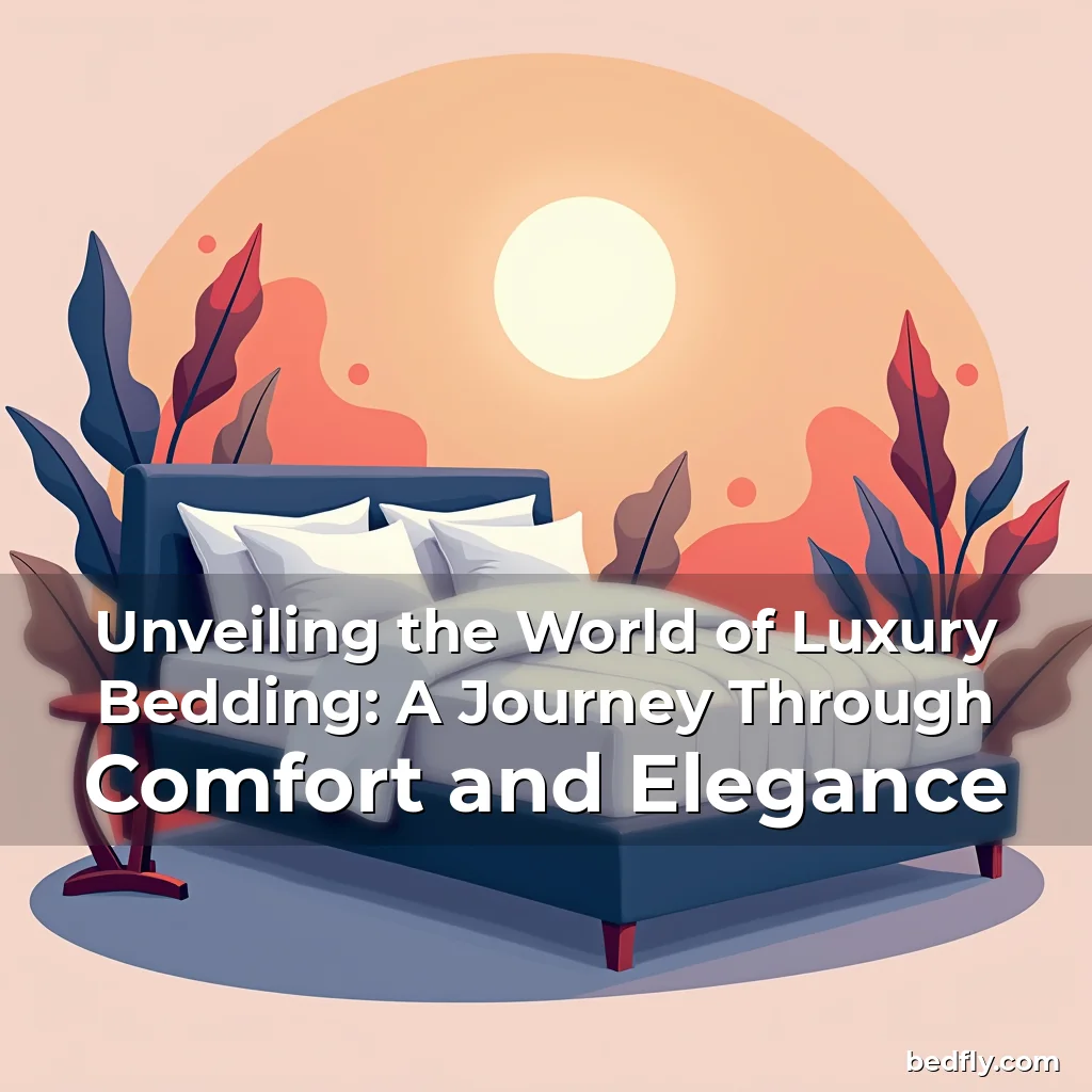 Artistic representation for Unveiling the World of Luxury Bedding: A Journey Through Comfort and Elegance